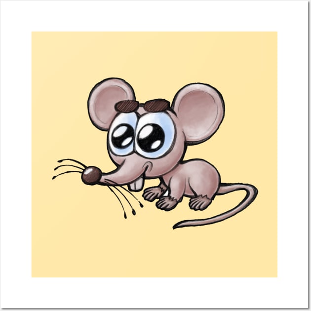 Mouse (Animal Alphabet) Wall Art by TomsZoo